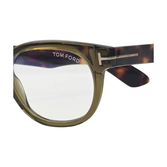 Tom Ford Green Tortoise Shell Glasses - Picture 4 of 6